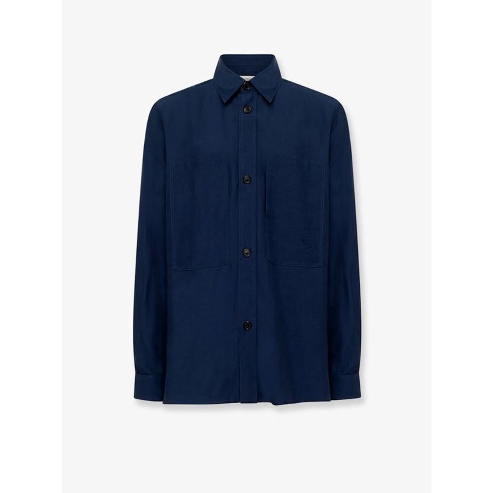 Laneus Men Viscose And Linen Shirt